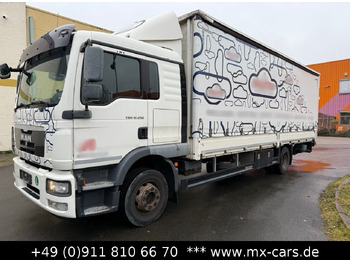 Curtain side truck MAN TGM 12.250