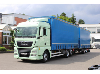 Curtain side truck MAN TGX 26.460
