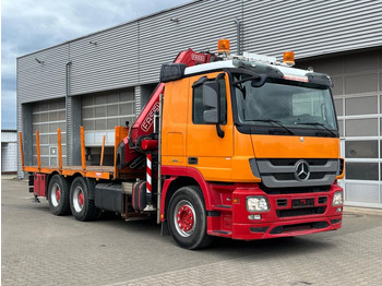 Dropside/ Flatbed truck, Crane truck Mercedes-Benz Actros 2646 L 6x4  Pritsche Kran Fassi 450 45m/t Mercedes-Benz Actros 2646 L 6x4  Pritsche Kran Fassi 450 45m/t: picture 2