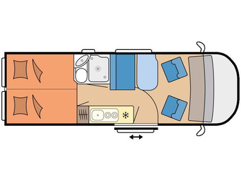 Camper van Hobby Vantana De Luxe K65 ET Anhängerkupplung: picture 2