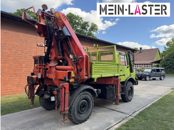 Crane truck Unimog U 1650 PK 10500 Kran 15 m max. 3,9 t Seilwinde: picture 4