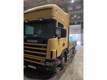 Dropside/ Flatbed truck SCANIA R124.420: picture 2