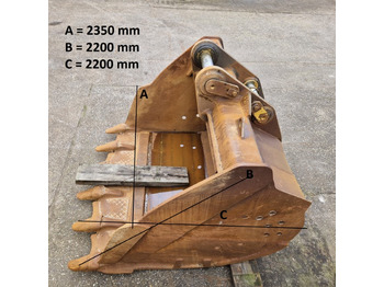 Excavator bucket for Excavator Catterpiller 350: picture 3