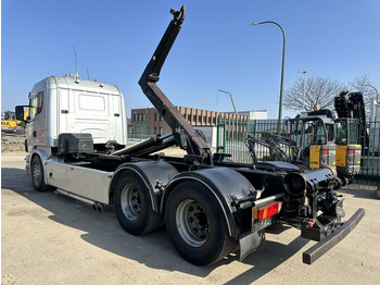 Hook lift truck Scania 144G-530 V8 6x4 HOOKLIFT 20T MEILLER -VOL LUCHT - OPTI-CRUISE - CR19 SLAAPCABINE: picture 4