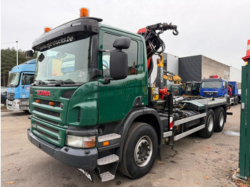Hook lift truck Scania P400 6x4 ABROLLKIPPER + KRAN PALFINGER PK9001 EH - RETARDER - 5/6F + ROTATOR + RADIO - WB 3m90 - EURO 5 - HUB REDUCTION / SPRING - BE TRUCK: picture 3