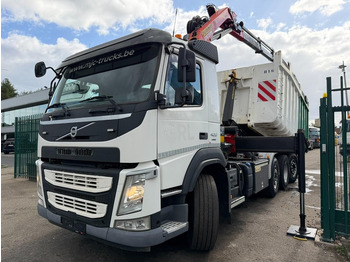 Hook lift truck, Crane truck Volvo FM 420 8x2 HOOKLIFT + CRANE PALFINGER PK19.001 SLD B - *294.000km* - EURO 6 - LIFT + STEERING AXLE - I SHIFT - BE TRUCK: picture 3