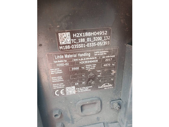 Diesel forklift Linde H35D: picture 3