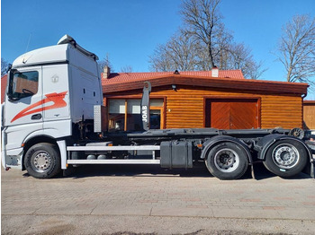 Hook lift truck Mercedes-Benz Actros, 6X2, JOAB HOOK LIFT: picture 4