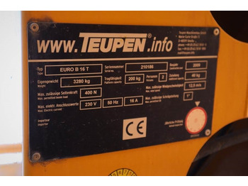 Teupen EURO B16T Driving Licence B/3, Diesel, 16m Working  leasing Teupen EURO B16T Driving Licence B/3, Diesel, 16m Working: picture 5