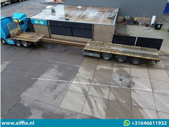 Dropside/ Flatbed semi-trailer Meusburger 3-ass. Vlakke uitschuifbare oplegger / 3x gestuurd: picture 2 Dropside/ Flatbed semi-trailer Meusburger 3-ass. Vlakke uitschuifbare oplegger / 3x gestuurd: picture 2