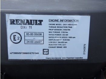 Engine for Truck Renault DXI 11 450   Renault Premium: picture 3
