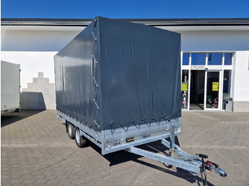 Curtainsider trailer MEDAX - 2 3000 405x203x210cm Hochplane grau 12" niedrig Fahrwerk 3000kg: picture 5