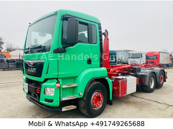 Container transporter/ Swap body truck MAN TGS 26.440 M BL Abroller / Müllwagen *Lenk+Lift: picture 2