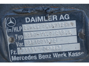 Rear axle for Truck Mercedes-Benz R390-11/C-19.5 37/13: picture 4