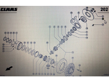 Brake disc CLAAS