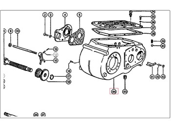 Gearbox and parts CASE