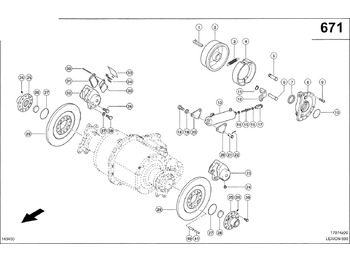 Brake disc CLAAS