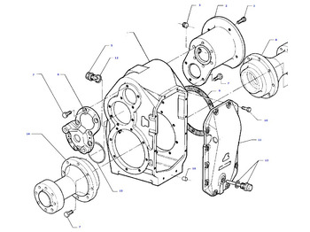 Gearbox and parts MASSEY FERGUSON