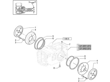 Brake disc NEW HOLLAND