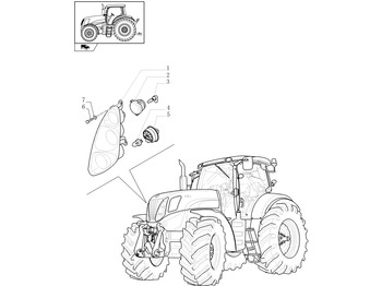 Headlight NEW HOLLAND
