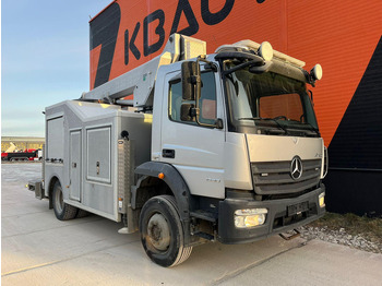 Truck, Crane truck Mercedes-Benz Atego 1530 4x4 WORKING HEIGHT 23 m / 4X4 / FULL STEEL: picture 4