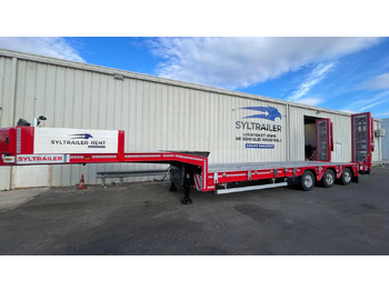 Low loader semi-trailer