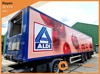 Closed box semi-trailer