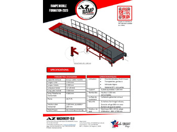 New Loading ramp AZ RAMP FORMATION 2020- Mobile 8T -ZR loading ramp: picture 3