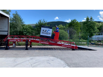 New Loading ramp Loading Ramp with with electric tilting bridge -  AZ RAMP - STAR- 10T-ZR-E. 10 ton capacity: picture 4