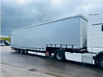 Curtainsider semi-trailer Krone SDP 27 Stufensattel Auflieger mit Spreizheck: picture 5