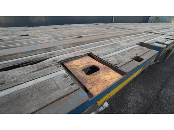 Dropside/ Flatbed semi-trailer Pacton Fatbed trailer with twistlocks: picture 3