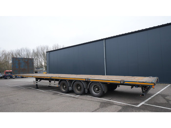 Dropside/ Flatbed semi-trailer Pacton Mega flatbed trailer with twistlocks: picture 5