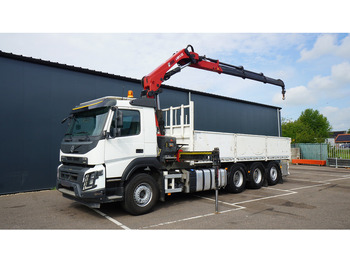 Crane truck Volvo FMX 460 8X4 OPEN BOX WITH HIAB X-HIPRO 232 E-3 CRANE: picture 2
