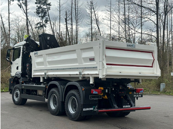 Tipper, Crane truck MAN TGS 33.440 6x6 /3-Seiten- Kipper /  HIAB 228-4: picture 5
