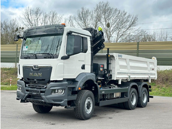Tipper, Crane truck MAN TGS 33.440 6x6 /3-Seiten- Kipper /  HIAB 228-4: picture 2