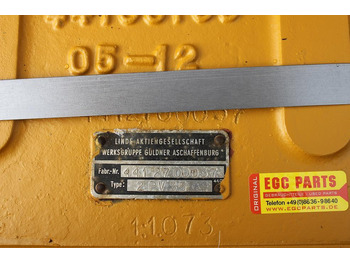 Hydraulic pump for Construction machinery Linde 2PV35: picture 2