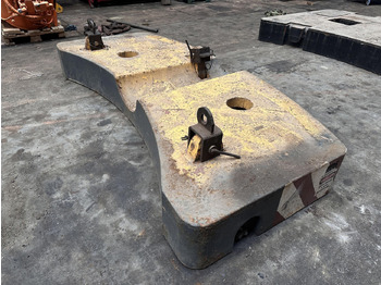 Counterweight for Mobile crane Krupp KMK 4080 - 5110 - 5120 Counterweight 5,8 ton: picture 3 Counterweight for Mobile crane Krupp KMK 4080 - 5110 - 5120 Counterweight 5,8 ton: picture 3