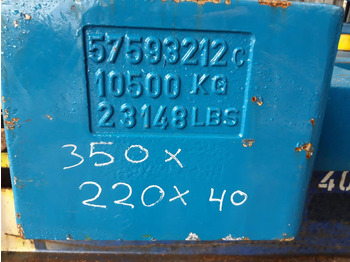 Counterweight for Construction machinery Terex Terex explorer 5800 counterweight 10,5 ton: picture 5