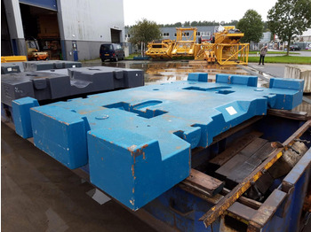 Counterweight for Construction machinery Terex Terex explorer 5800 counterweight 10,5 ton: picture 3