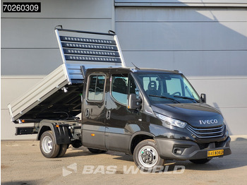 New Tipper van Iveco Daily 35C21 3 zijdige Kipper Dubbel Cabine 210PK 3.0L Dubbellucht Airco Cruise LED Camera Tipper Benne Kieper 2m3 Airco: picture 2