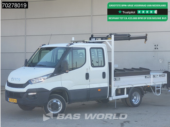 Iveco Daily 50C17 3.0L Automaat DC Open laadbak Kraan Hiab 017T-2 Airco APK 10-2025 Pickup Crane Kraanwagen Pritsche Airco Dubbel cabine leasing Iveco Daily 50C17 3.0L Automaat DC Open laadbak Kraan Hiab 017T-2 Airco APK 10-2025 Pickup Crane Kraanwagen Pritsche Airco Dubbel cabine: picture 1