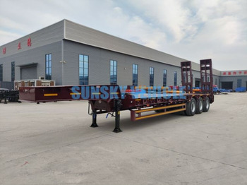 New Low loader semi-trailer for transportation of heavy machinery SUNSKY 30Ton lowbed trailer: picture 5