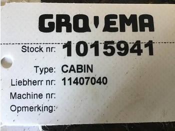 Cab and interior LIEBHERR