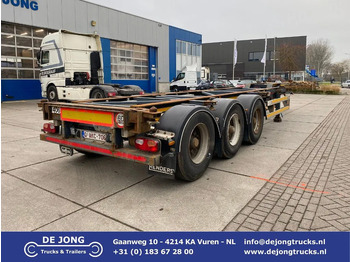 Container transporter/ Swap body semi-trailer VAN HOOL 40'