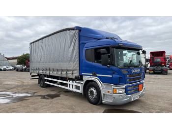 Curtain side truck SCANIA P 230