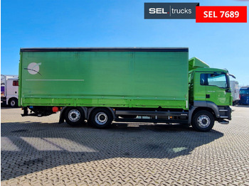 Curtain side truck MAN TGS 26.360 6X2-2 BL / Ladebordwand / Aluklappen: picture 4