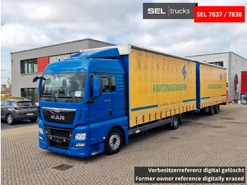 Curtain side truck MAN TGX 18.440