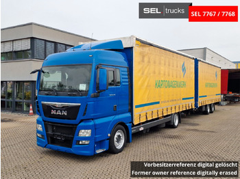 Curtain side truck MAN TGX 18.440