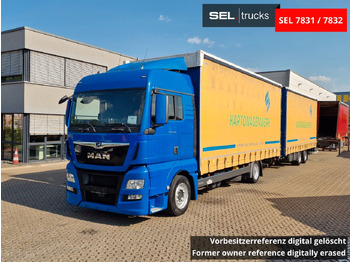 Curtain side truck MAN TGX 18.440