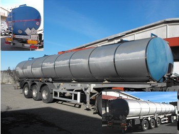 Tanker semi-trailer for transportation of fuel *MENCI-SAFA* BITUM/BITUMEN/MASUT TRANSPORT ISOLIATION      250*C      34.350 LTR ALL HOT OIL PRODUCTS TILL 250*C ABS+ADR+ROR+ALLUMINIUM WHEELS+LIFT AXLE(!!!) 2 x ROOMS/COMPARTMENTS: picture 1